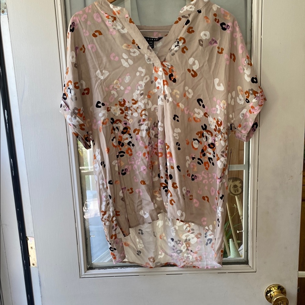 Tribal Multicolor Abstract Blouse